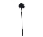 Love In Leather Black Diamante Feather Tickler - Default Title - Ticklers